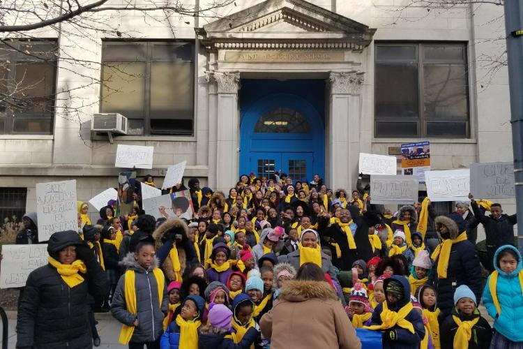 Catholic Schools Week March Around Neighborhood