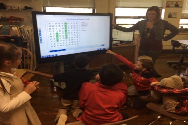 First graders learn to explore other cultures