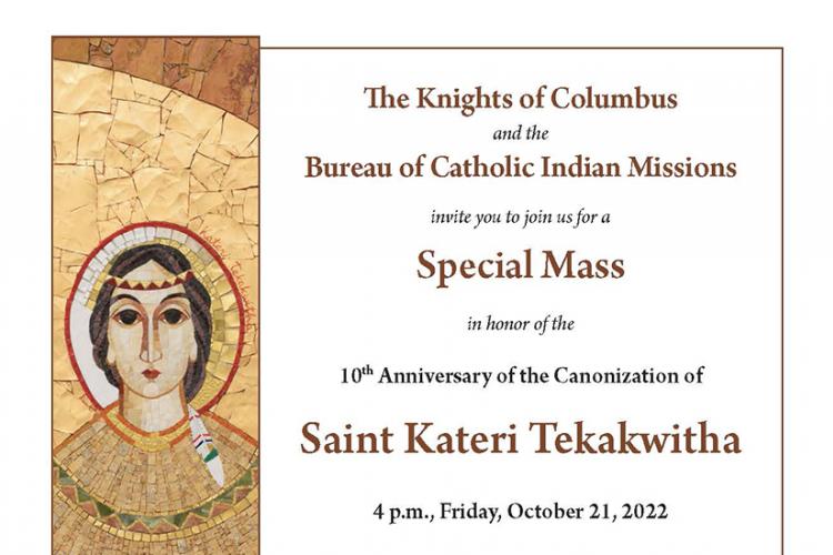 10th Anniversary of Canonization of Saint Kateri Tekakwitha