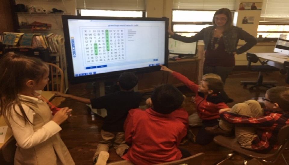 First graders learn to explore other cultures