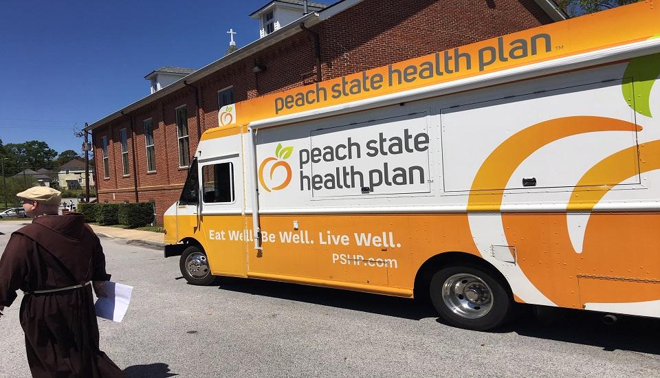 Peach State Health Plan truck